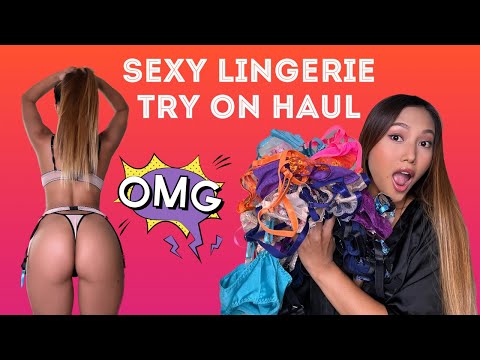 Sexy see through lingerie - Try on haul