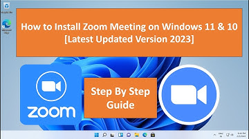 How to Install Zoom Meeting on Windows 11 & 10 [Latest Updated Version 2023]