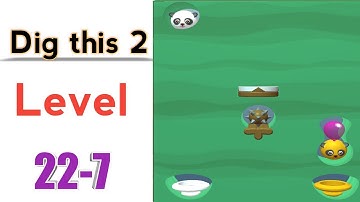dig this 2 level 22-7 solution - dig this 2 world 22 level 7 solution - GRAVEYARD level 7 gameplay
