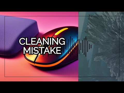 How to clean an optical mouse