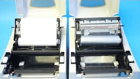 Thermal Transfer Foil Installation on to the ribbon printer