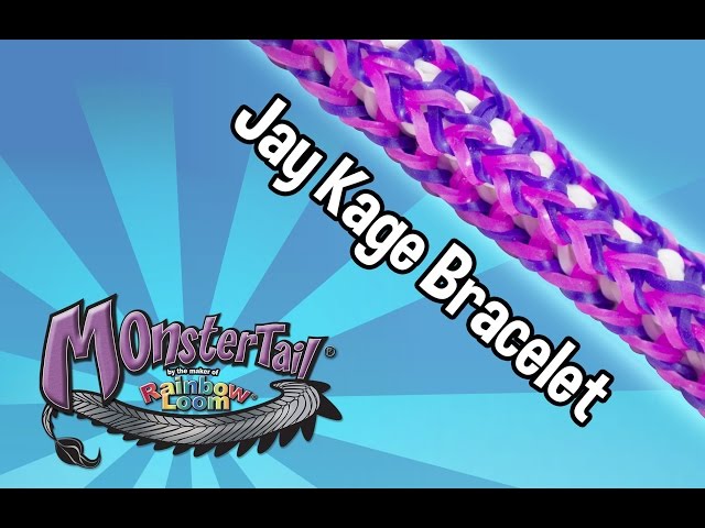 Rainbow Quadfish Loom Bracelet • The Crafty Mummy