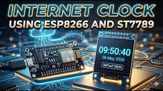 Internet Clock using ESP8266 and ST7789 screenshot 1