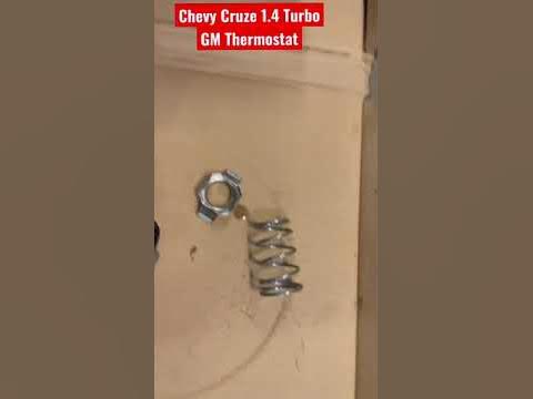 Chevy Cruze 1.4 turbo P0599 Original GM Thermostat - YouTube