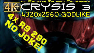 Crysis 3 4K gameplay(4320x2560) - 4x Radeon R9 290 crossfire EPIC
