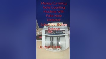 Cash Countong Machine With Fake Note Detector#shorts #note counting #machine #fake #note #detector#