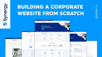 11. Footer | Building a Corporate HTML/CSS/JS Website From Scratch