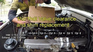 1hdt 1hz Valve Clearance Adjustment Landcruiser 80 Series | Engine Maintenance |