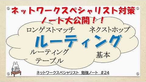【#24ネットワーク勉強 ネスペ　CCNA CCNP】ルーティング（経路制御）ってなんだ？