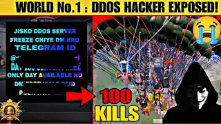 World No.1 DDos Attack Server Freeze Hacker Exposed With Proofs😠 || SOLO PUSH CONQUEROR TIPS&TRICKS😱