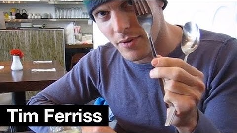 How To Balance A Fork and Spoon w/ Toothpick On A Glass | Tim Ferriss