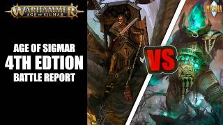 Cities of Sigmar vs Helsmiths of Hashut Battle Report (Test Video) | Age of Sigmar 4th Edition