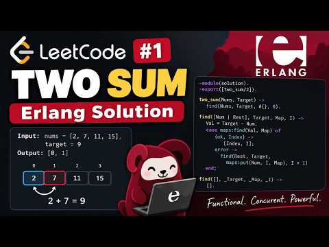 LeetCode 1 Two Sum problem Erlang solution