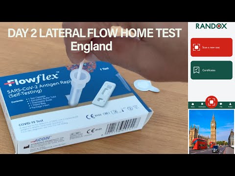 Randox day 2 lateral flow covid test flowflex (CertiFly App ) | Antigen Rapid Test | Omicron test