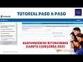 Suspensión de Cuarta Categoría Explicación completa Paso a Paso - SUNAT 2022