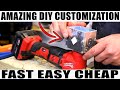 AMAZING DIY Oscillating Tool Blade From Old Electrical Work Box (FAST, EASY, CHEAP)