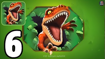 Raptor Evolution - Gameplay Part 6 Evo Lv.5 Elimininate Huge Crocodile (iOS, Android)