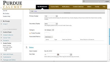 Blackboard Learn - Creating a Column for a Letter Grade