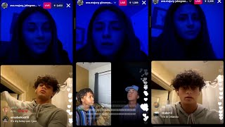 Ava Majury Instagram Live With Glover Yawn And Chase