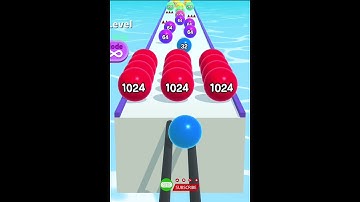 Ball run 2048 android iOS games