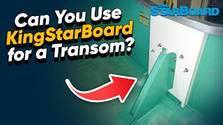 Boat Transom Reinforcement - Will Starboard Work?