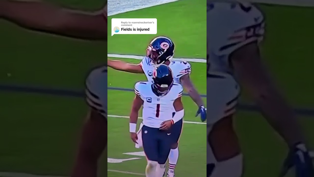 DJ Moore say is Justin Fields from going back into the game