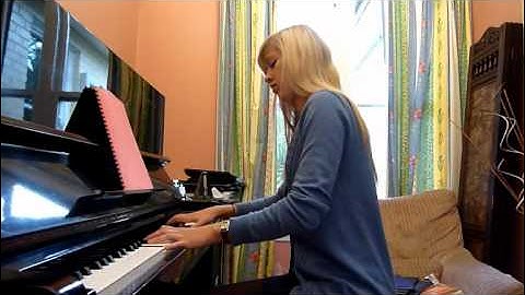 Lara plays a Chrono Trigger medley on piano