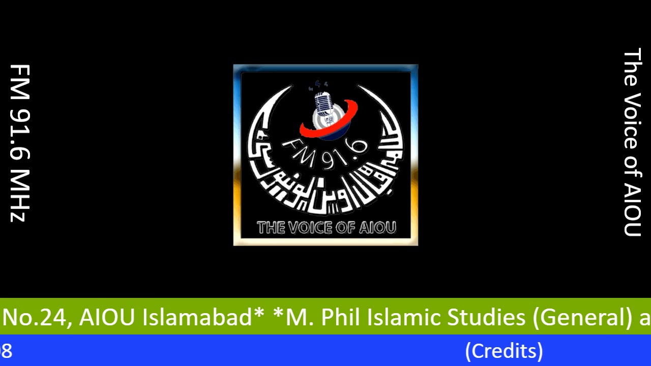 FM 91.6 Mhz - The Voice of AIOU - Bazm e Jawan with RJ Maria - YouTube