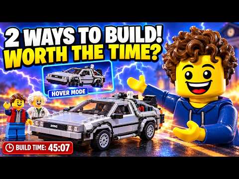 LEGO Back to the Future Review: Road or Hover Mode? | Speed Champions Time Machine #77256