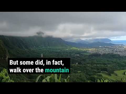 Video: Nu'uanu Pali vaateväljak Nu'uanu Pali State Wayside Parkis, Oahu