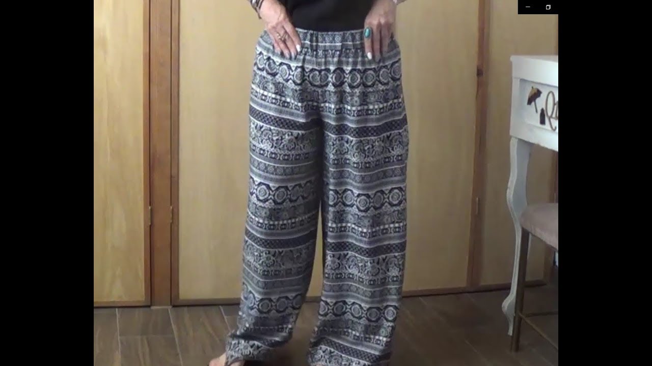Como hacer el pantalón tipo palazzo en 15 minutos clase # 9 - YouTube