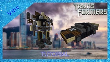 Transformers Bumblebee in Minecraft - 1:1 Scale - Tutorial