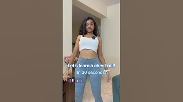 Easy chest roll tutorial 💃 #bachatasensual #bachataflow #bachatatutorial