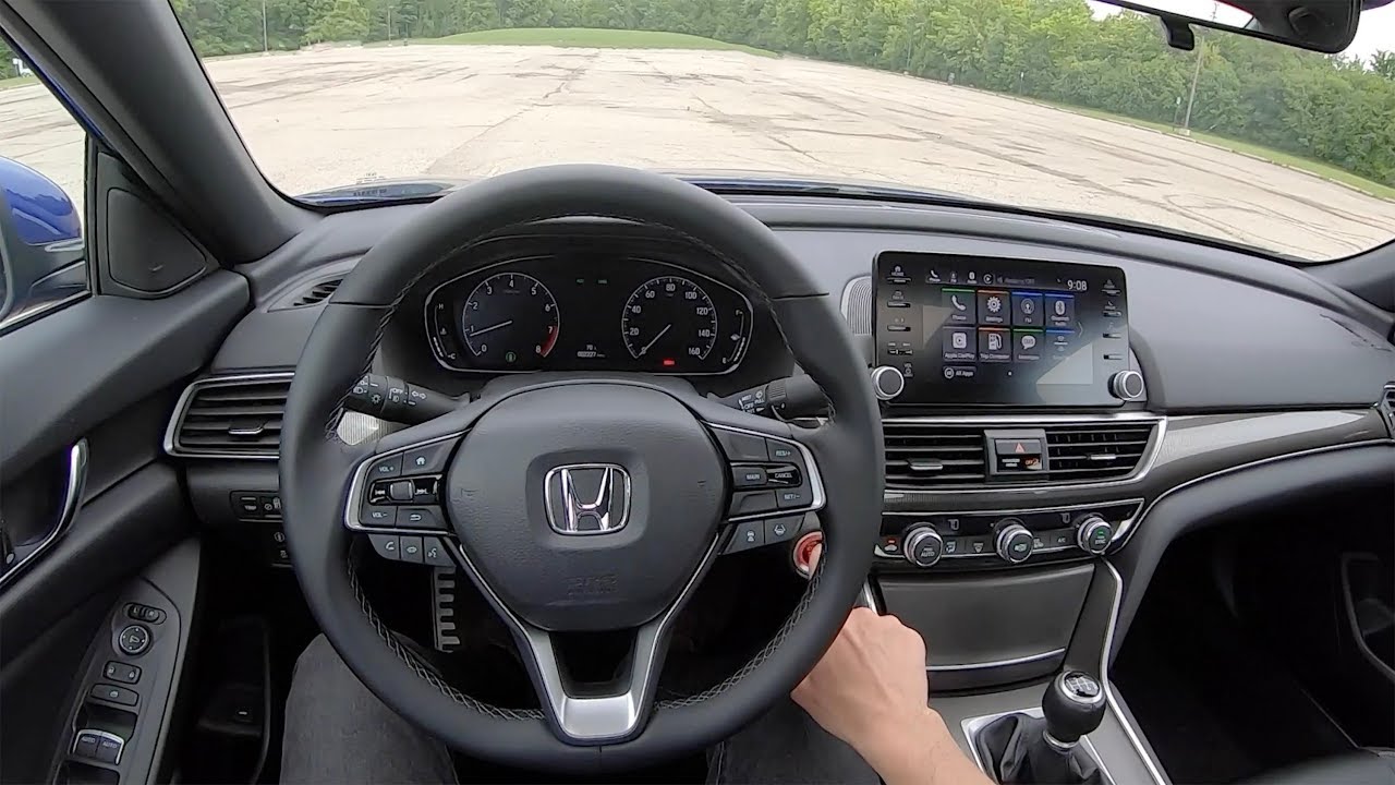 2019 Honda Accord 2 0t Sport 6 Speed Manual Pov Review