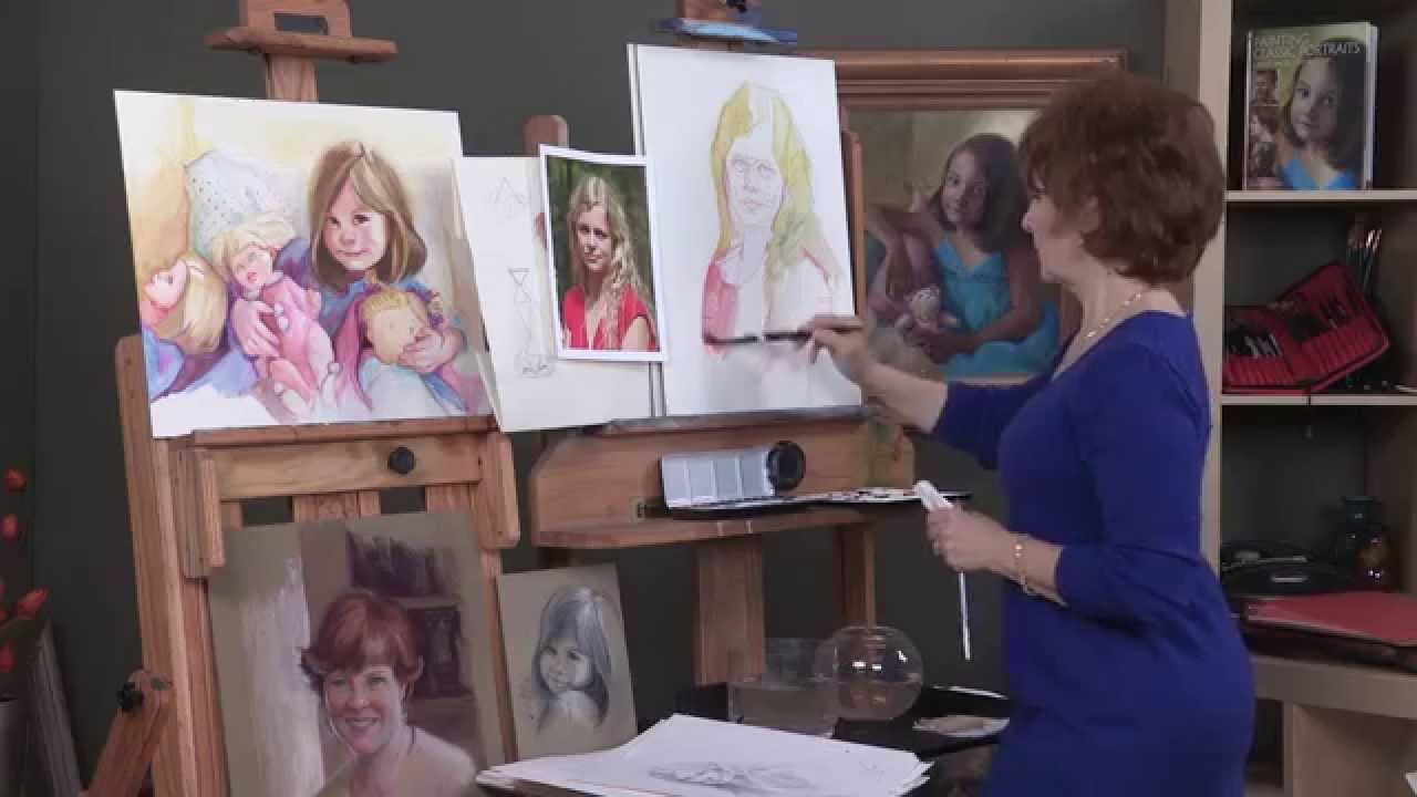 Preview How to Paint Watercolor Portraits the Easy Way with Luana