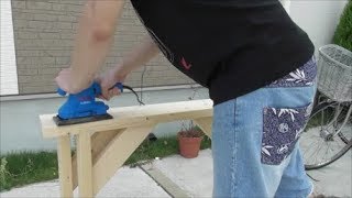 リョービMS-30A オービタルサンダーを使ってみた。これがあるだけで作業が捗る。ryobi sander demonstration.