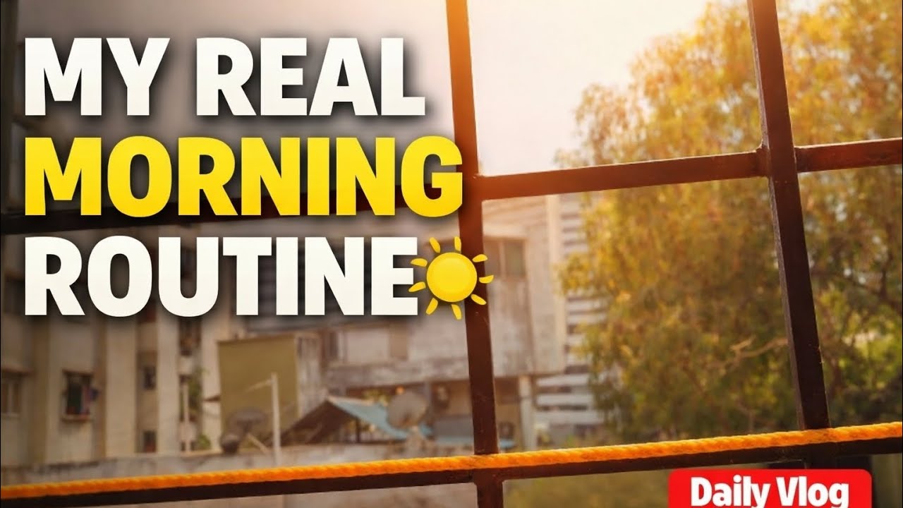 My Simple Morning Routine | Real Daily Life Vlog 🌸my first vlog #morningroutine#dailyvlog#reallife
