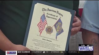 Aubuchon Hardware delivers over 200 flags to American Legion Post in Camden