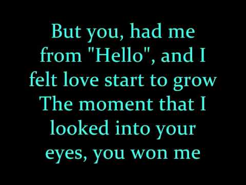 (+) Kenny Chesney You Had Me From Hello Lyrics