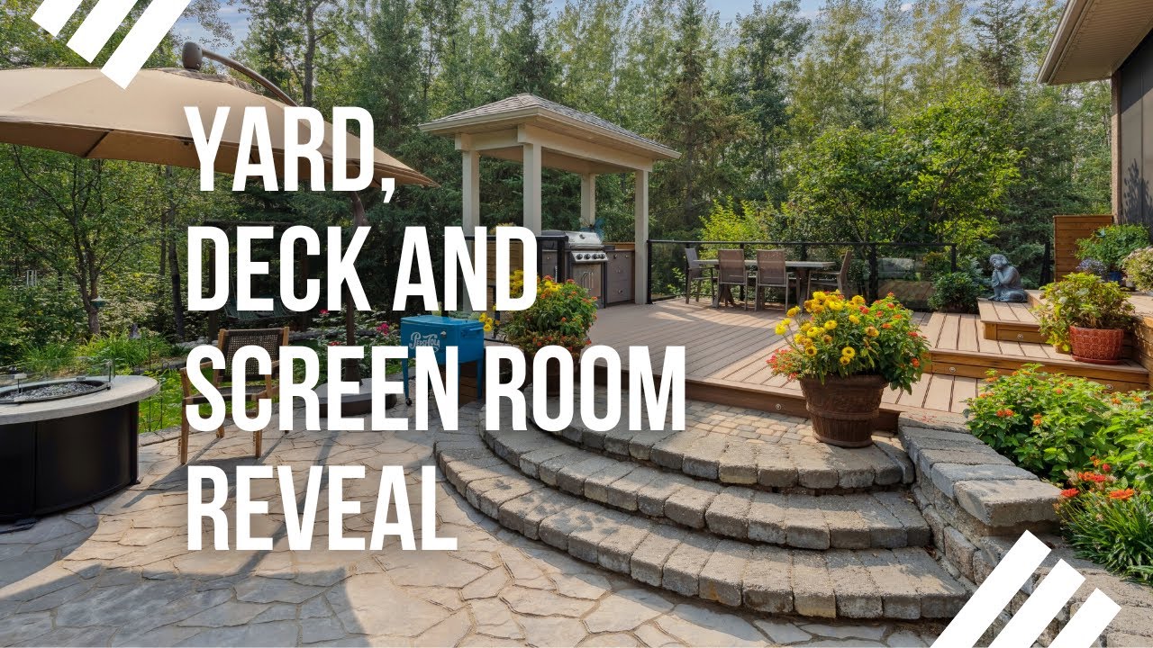 Backyard + Deck + Screen Room Project Reveal!