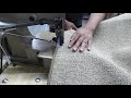 Aircraft Carpet Serging. The Scott Group, NC Carpet Binding model 81200AIR