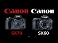 Canon PowerShot SX70 HS vs Canon PowerShot SX60 HS