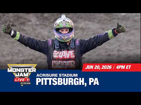 Monster Jam: Pittsburgh, PA (Full Event) | Jun 20, 2026 | Acrisure Stadium