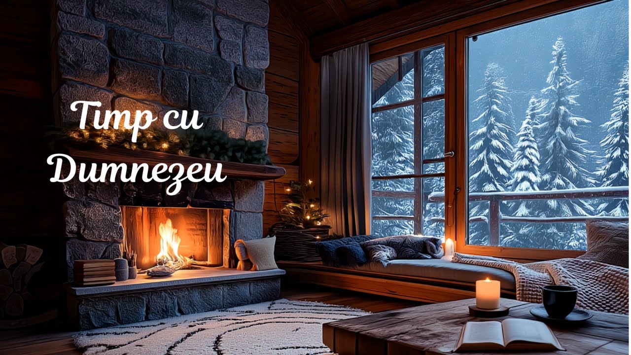 Liniște cu Dumnezeu | Muzică Instrumentală și Foc în Șemineu