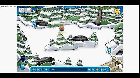 Club Penguin- How to walk on paths