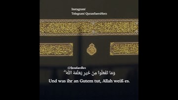Surah Al Baqarah 197 | سورة البقرة ١٩٧ | Hajj - Pilgerfahrt الْحَجُّ أَشْهُرٌ مَعْلُومَاتٌ