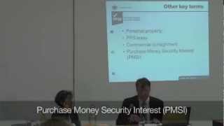 Personal Properties Securities Act (PPSA) Seminar 1