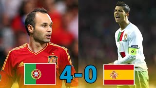 Portugal vs Spain 4-0 | Extended Highlight and goal- Friendly 2010 HD