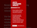 Recent updates involving Levi's products may be relevant to consumers.