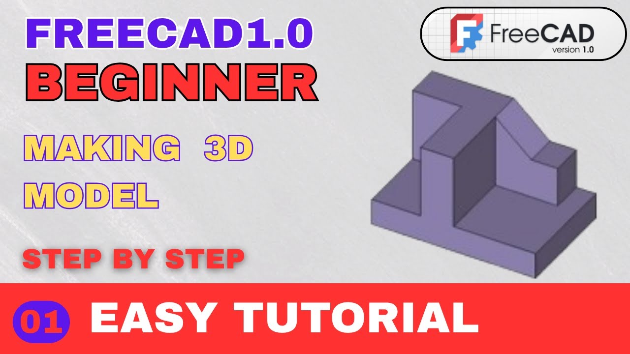 FreeCAD Tutorial for Beginners | Learn 3D Modeling Step by Step" - YouTube